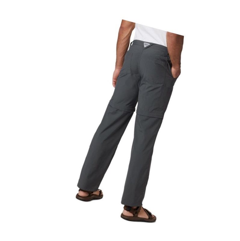 Columbia PFG Blood 'N Guts III Convertible Big Pantolon Erkek Koyu Gri | 69248-EGOX