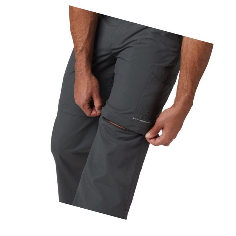 Columbia PFG Blood 'N Guts III Convertible Big Pantolon Erkek Koyu Gri | 69248-EGOX
