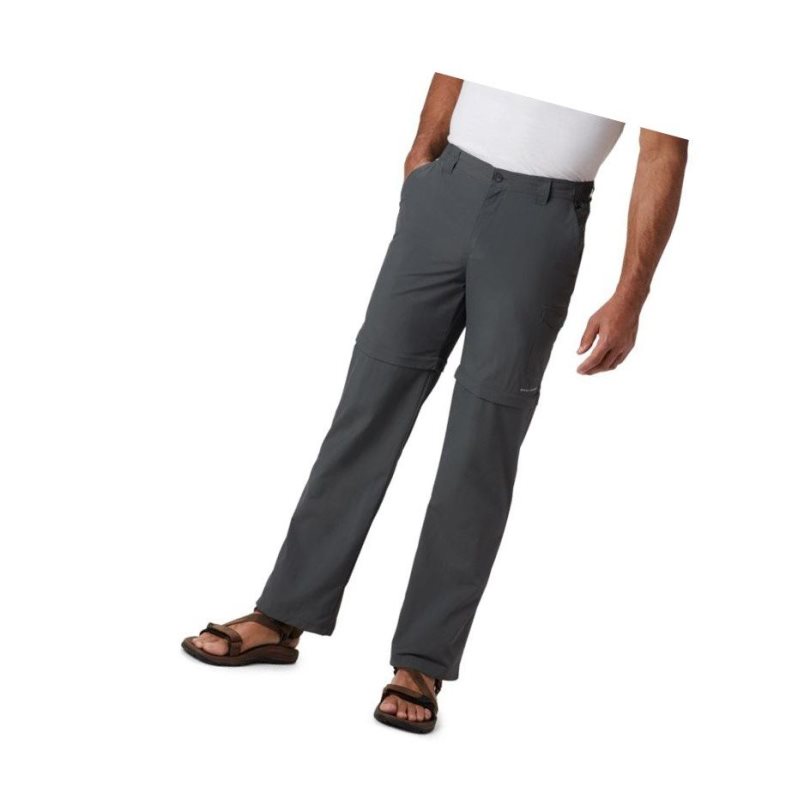 Columbia PFG Blood \'N Guts III Convertible Big Pantolon Erkek Koyu Gri | 69248-EGOX