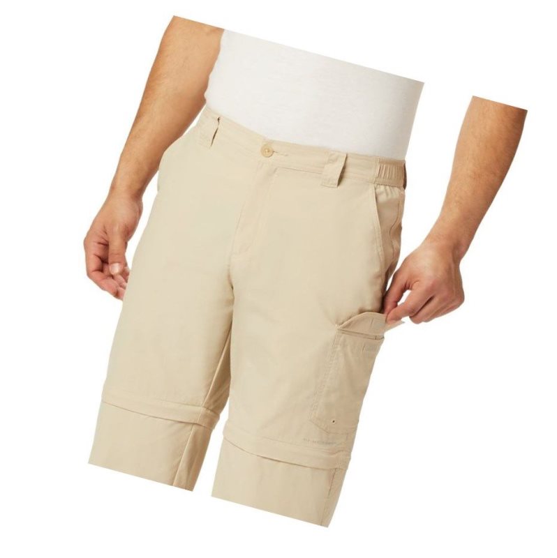 Columbia PFG Blood 'N Guts III Convertible Pantolon Erkek Haki | 24537-CUIR