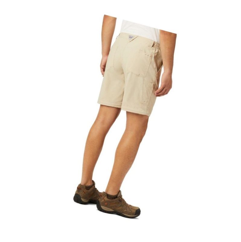 Columbia PFG Blood 'N Guts III Convertible Pantolon Erkek Haki | 24537-CUIR