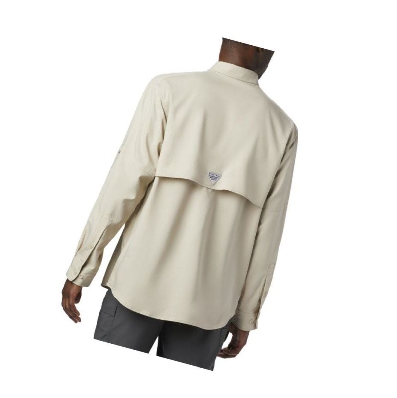 Columbia PFG Blood and Guts III Long Sleeve Woven Big Gömlek Erkek Haki | 37158-JUPA