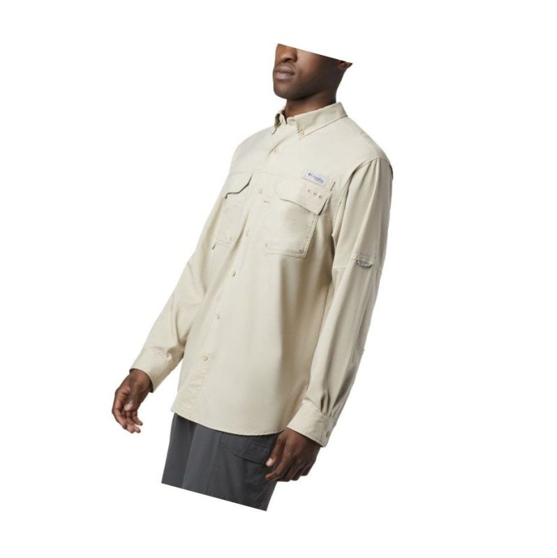 Columbia PFG Blood and Guts III Long Sleeve Woven Gömlek Erkek Haki | 26501-ODFY