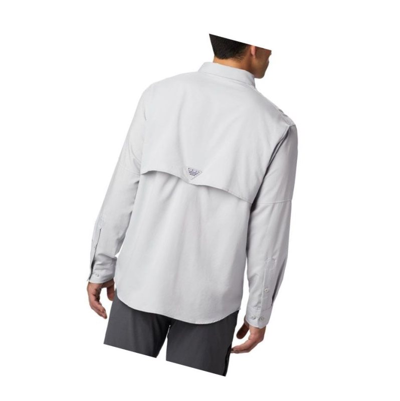 Columbia PFG Blood and Guts III Long Sleeve Woven Big Gömlek Erkek Gri | 18293-LITZ