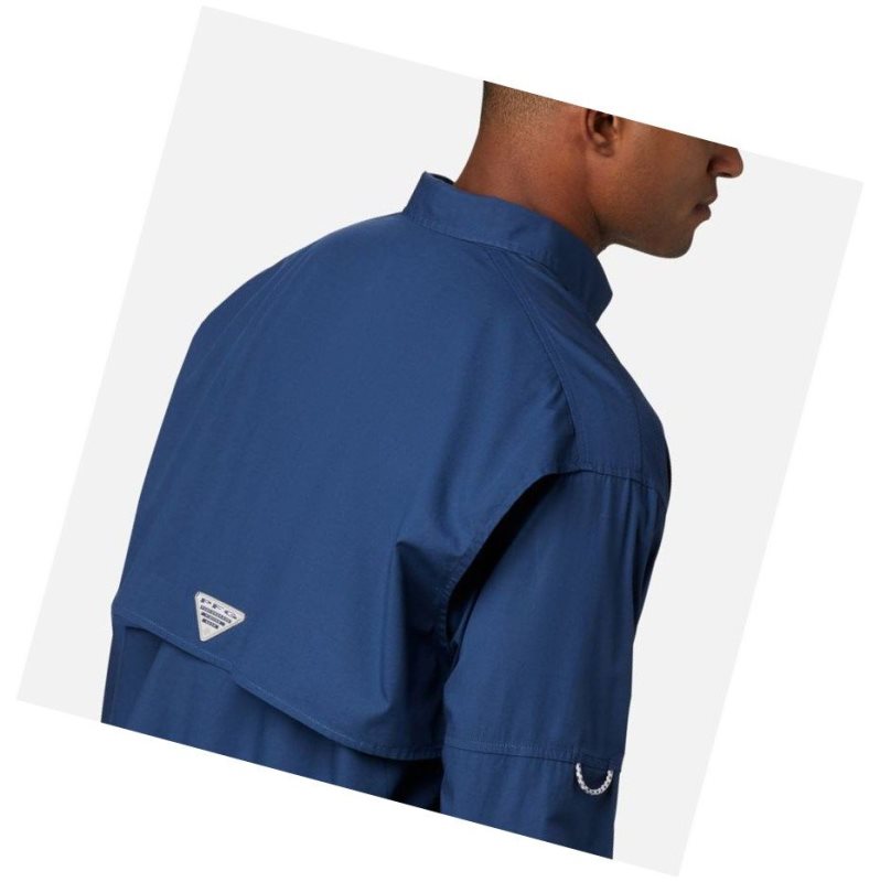 Columbia PFG Bonehead Long Sleeve Gömlek Erkek Koyu Gri | 75816-ITKG