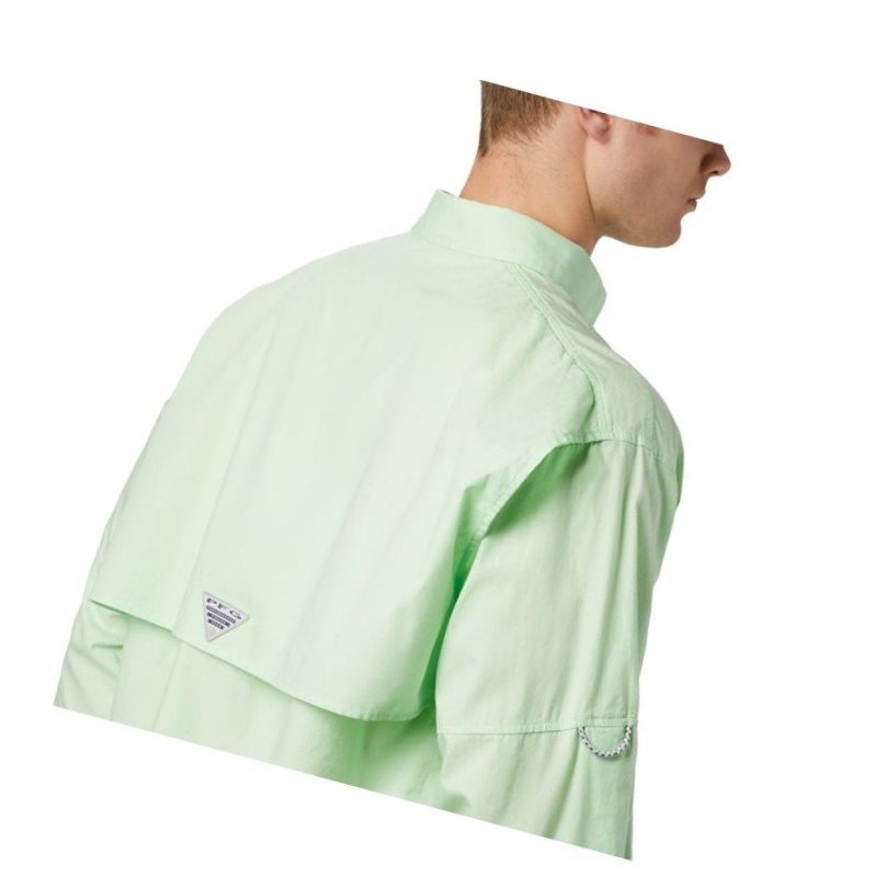 Columbia PFG Bonehead Long Sleeve Gömlek Erkek Yeşil | 23768-KJLN