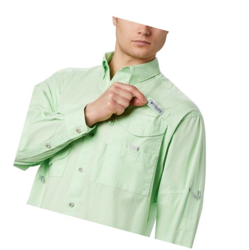 Columbia PFG Bonehead Long Sleeve Gömlek Erkek Yeşil | 23768-KJLN