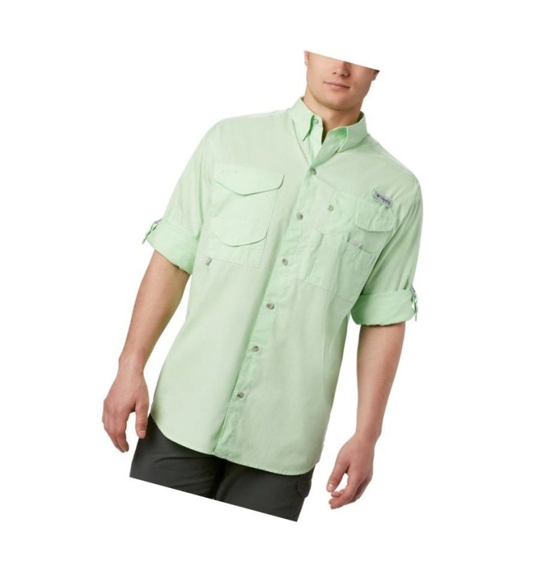 Columbia PFG Bonehead Long Sleeve Gömlek Erkek Yeşil | 23768-KJLN