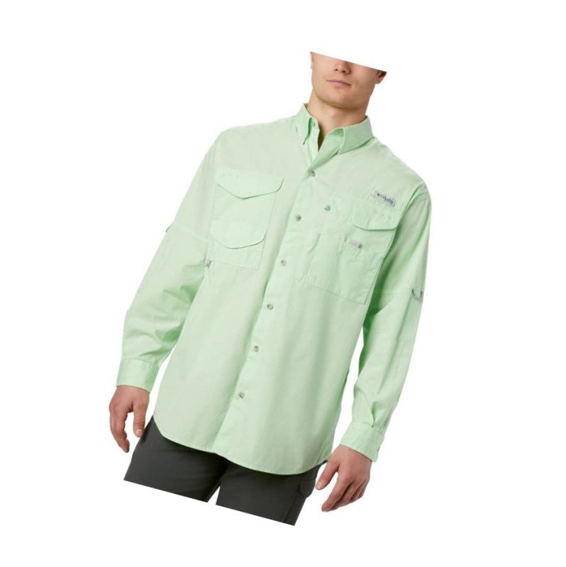 Columbia PFG Bonehead Long Sleeve Gömlek Erkek Yeşil | 23768-KJLN
