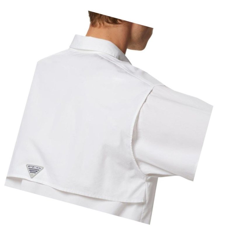 Columbia PFG Bonehead Long Sleeve Gömlek Erkek Beyaz | 19567-SPOG