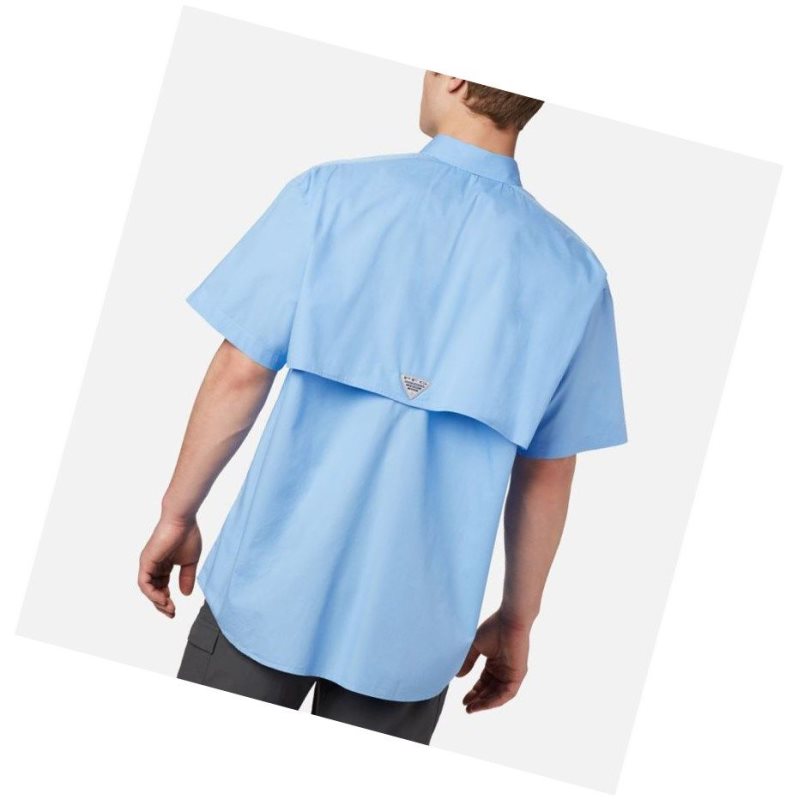 Columbia PFG Bonehead Short Sleeve Tall Gömlek Erkek Beyaz | 75408-TBNY