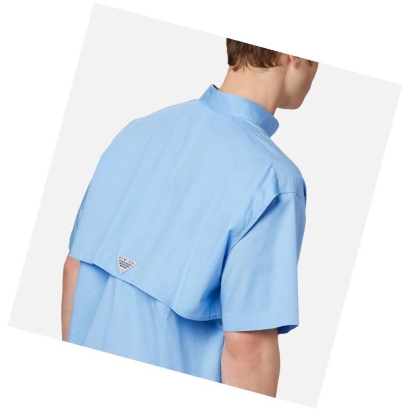 Columbia PFG Bonehead Short Sleeve Tall Gömlek Erkek Beyaz | 75408-TBNY