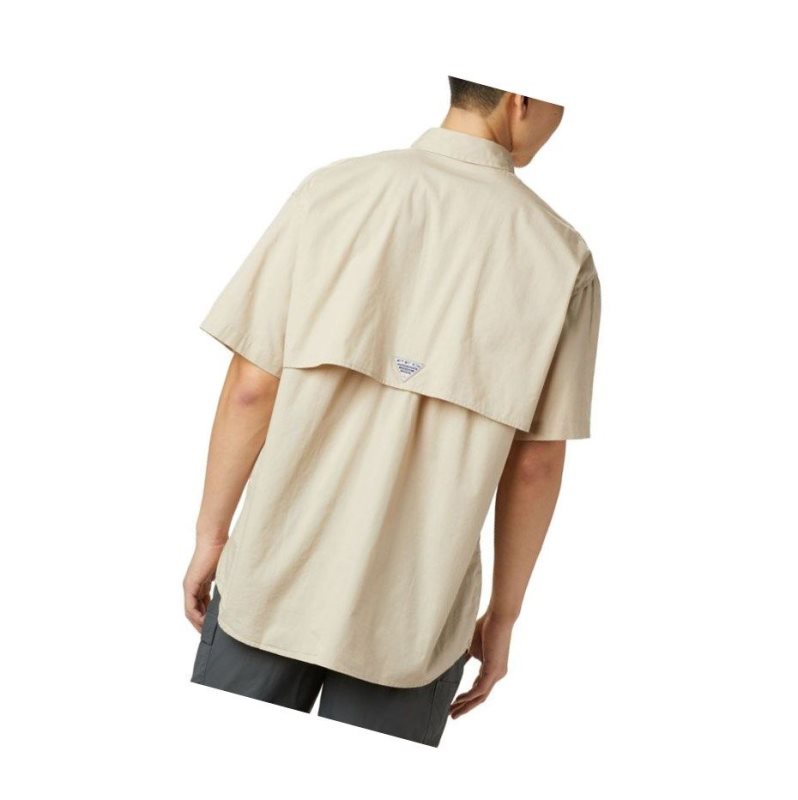 Columbia PFG Bonehead Short Sleeve Tall Gömlek Erkek Haki | 70958-QTFR