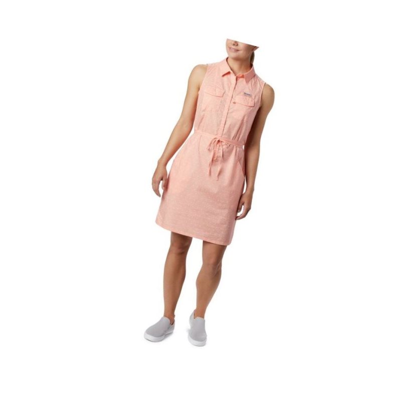 Columbia PFG Bonehead Stretch Sleeveless Elbise Kadın Pembe | 81465-CEXP
