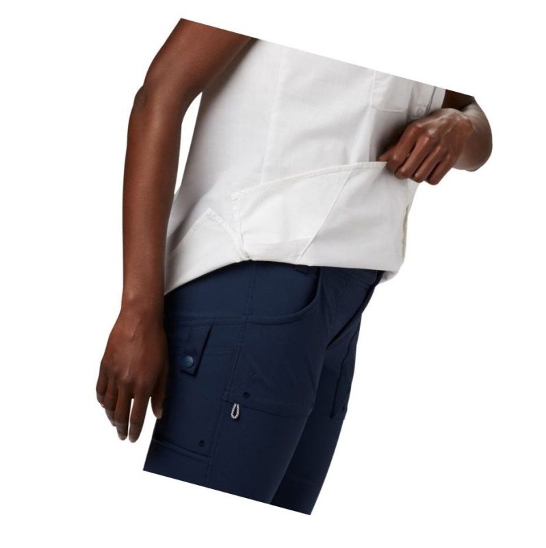 Columbia PFG Bonehead Stretch Sleeveless PFG Fishing Kadın Beyaz | 36754-KLDB