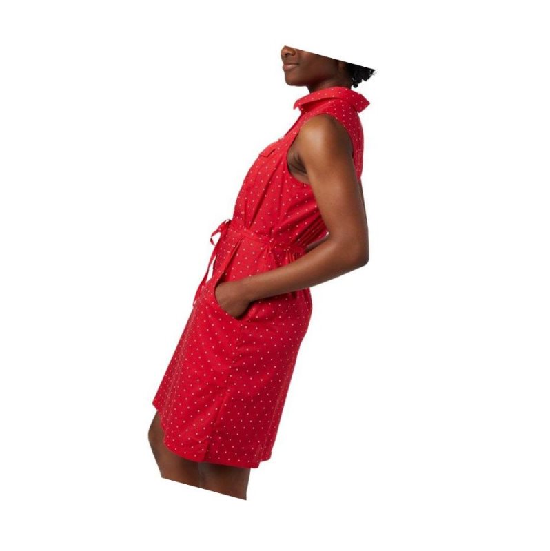 Columbia PFG Bonehead Stretch Sleeveless Elbise Kadın Kırmızı | 35978-RAOF