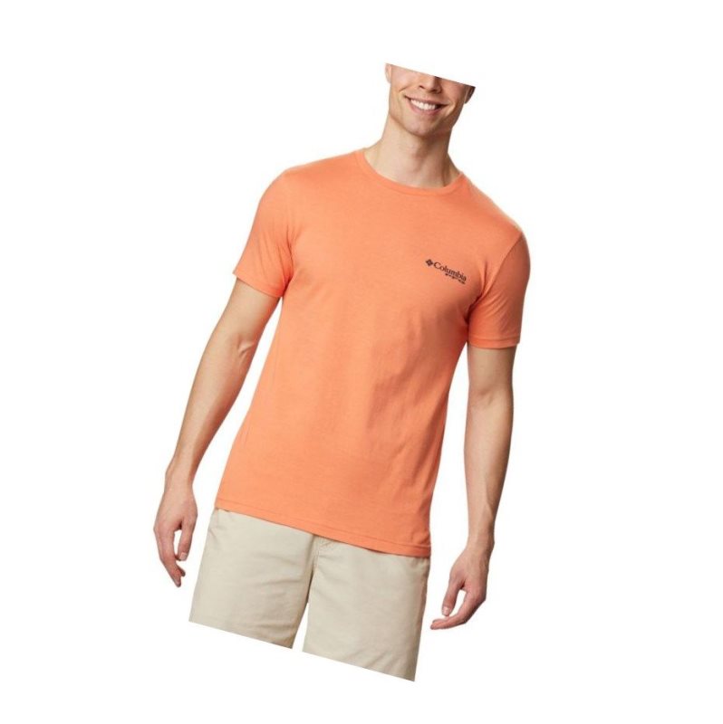 Columbia PFG Douth Tişört Erkek Turuncu | 96284-MCYN