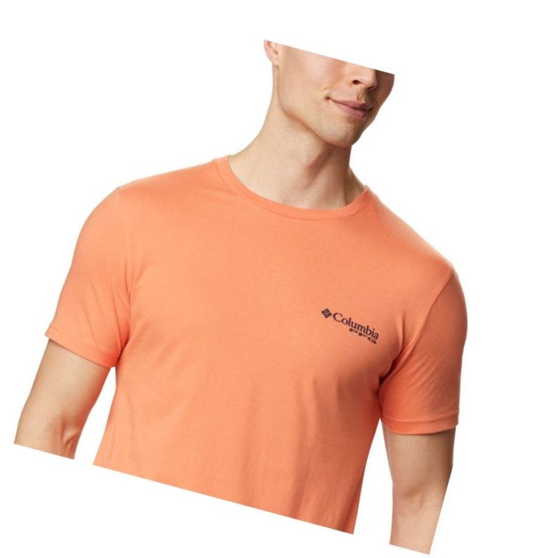 Columbia PFG Douth Tişört Erkek Turuncu | 96284-MCYN
