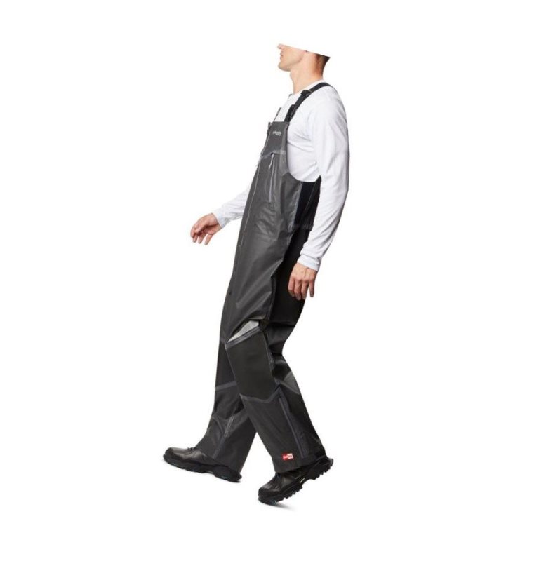 Columbia PFG Force XII OutDry Extreme Bib Pantolon Erkek Koyu Gri | 21930-MYFL