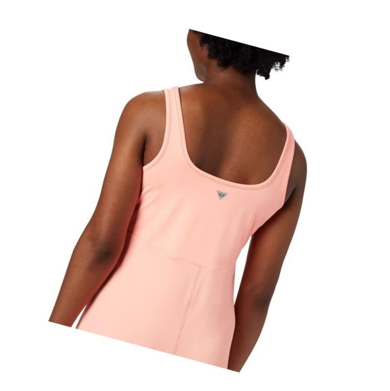 Columbia PFG Freezer III Elbise Kadın Pembe | 51982-TZJF