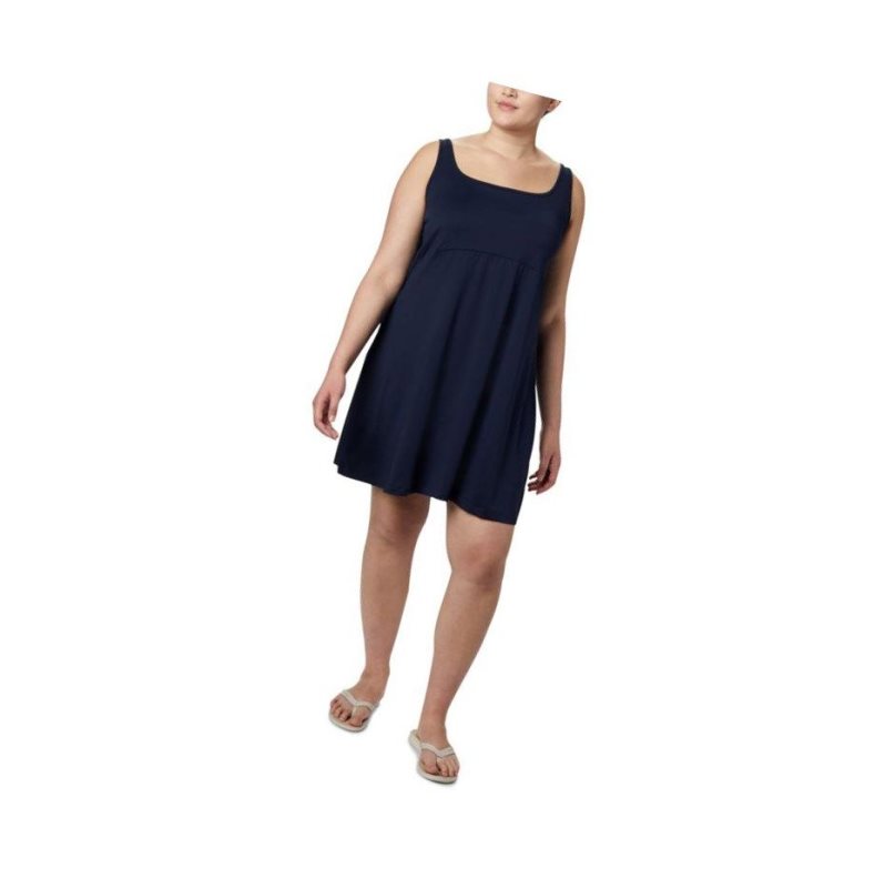 Columbia PFG Freezer III Plus Size Elbise Kadın Lacivert | 23019-UBDX