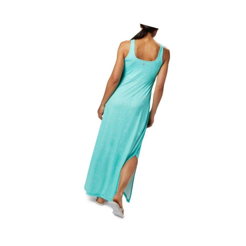 Columbia PFG Freezer Maxi Elbise Kadın Mavi | 34901-FKYJ