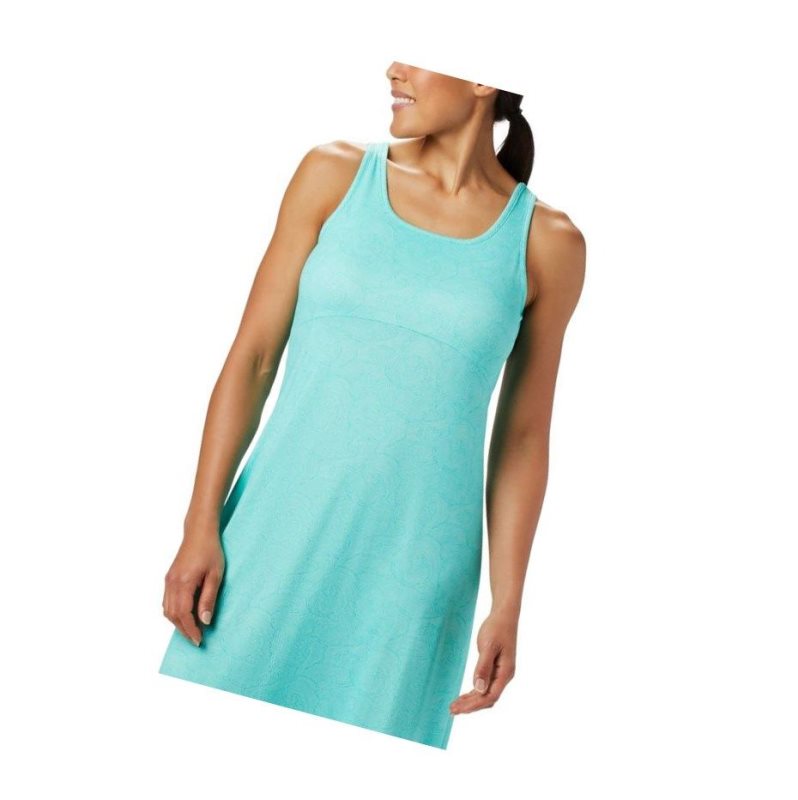 Columbia PFG Freezer Maxi Elbise Kadın Mavi | 34901-FKYJ