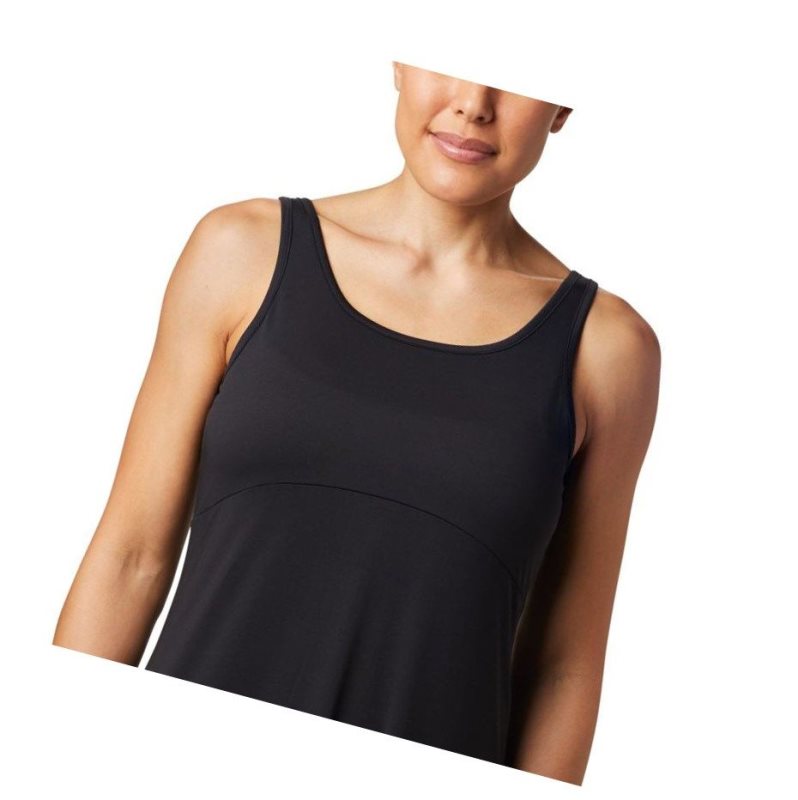 Columbia PFG Freezer Maxi Elbise Kadın Siyah | 72390-AYDI