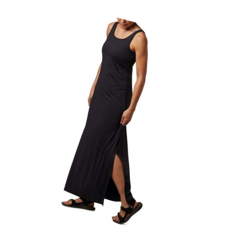 Columbia PFG Freezer Maxi Elbise Kadın Siyah | 72390-AYDI