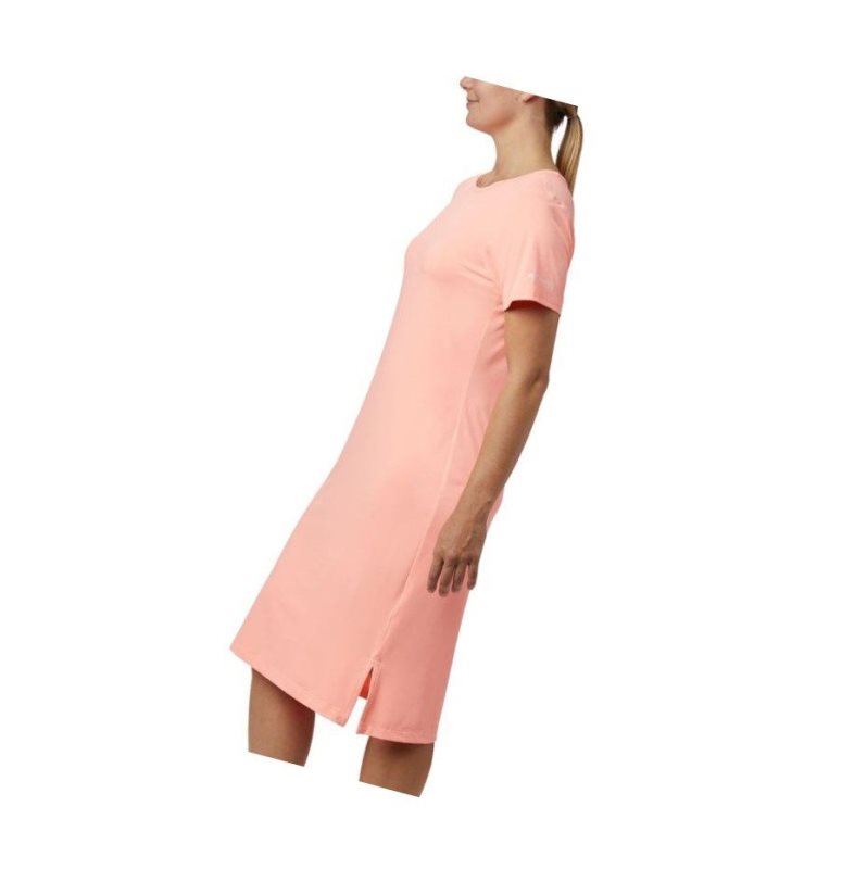 Columbia PFG Freezer Mid Elbise Kadın Pembe | 48519-JPZB