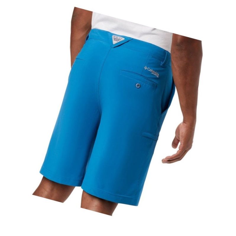 Columbia PFG Grander Marlin II Offshore Şort Erkek Mavi | 67028-TKEJ
