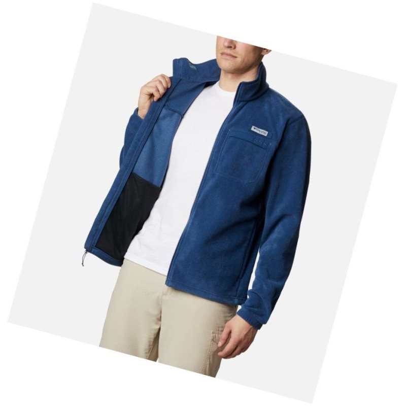 Columbia PFG Grander Marlin MTR Fleece Mont Erkek Koyu Gri | 40956-BJIQ