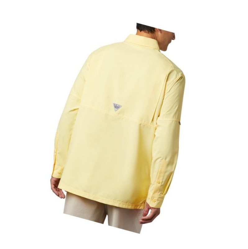 Columbia PFG Grander Marlin Woven Long Sleeve Gömlek Erkek Turuncu | 48752-ZIOJ