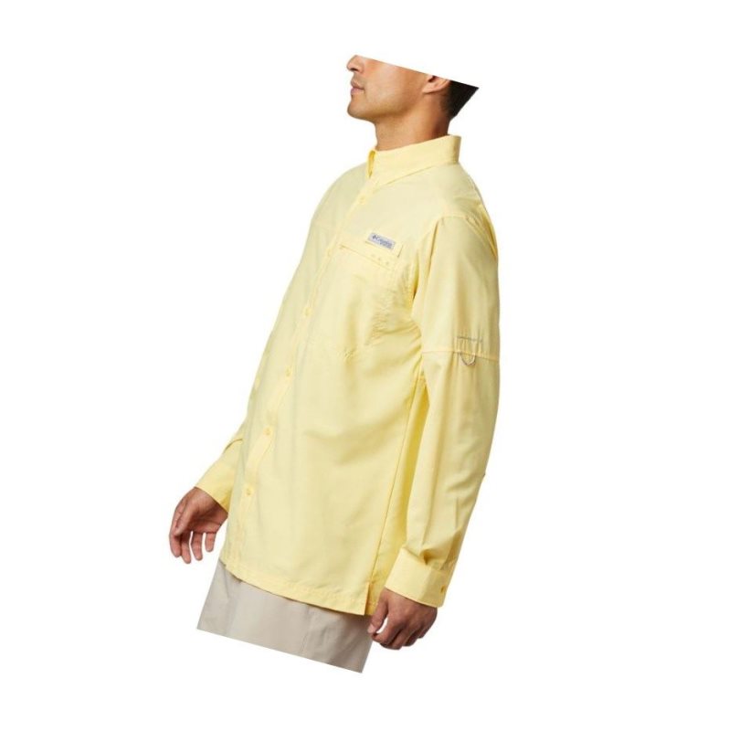 Columbia PFG Grander Marlin Woven Long Sleeve Gömlek Erkek Turuncu | 48752-ZIOJ
