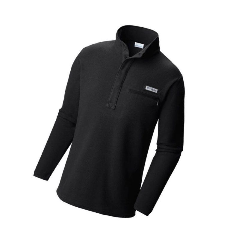 Columbia PFG Harborside Fleece Mont Erkek Siyah | 39012-IBJP