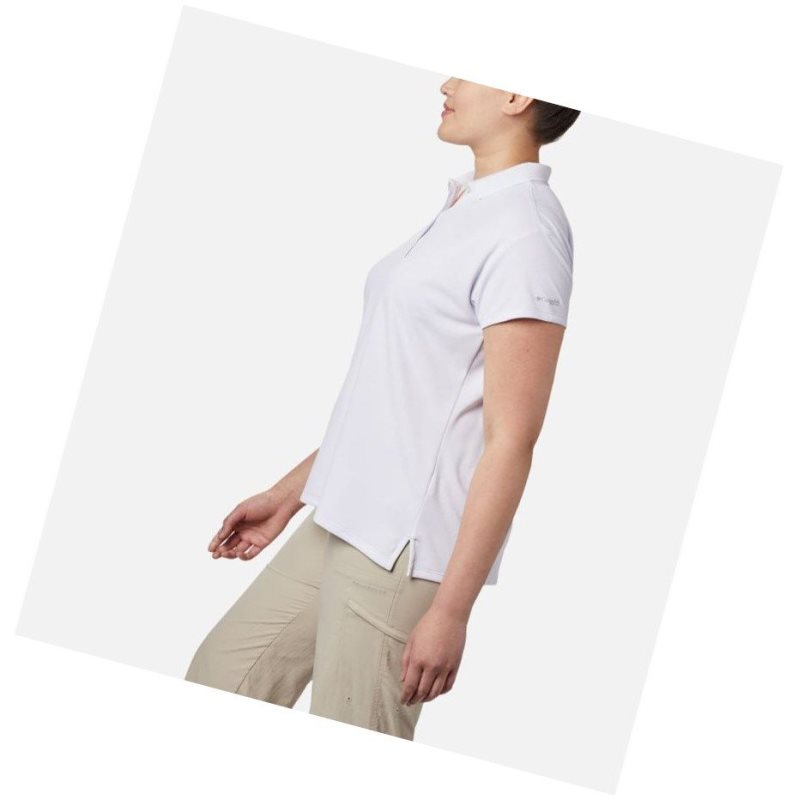 Columbia PFG Innisfree Short Sleeve Plus Size Polo Gömlek Kadın Beyaz | 71954-WQUI