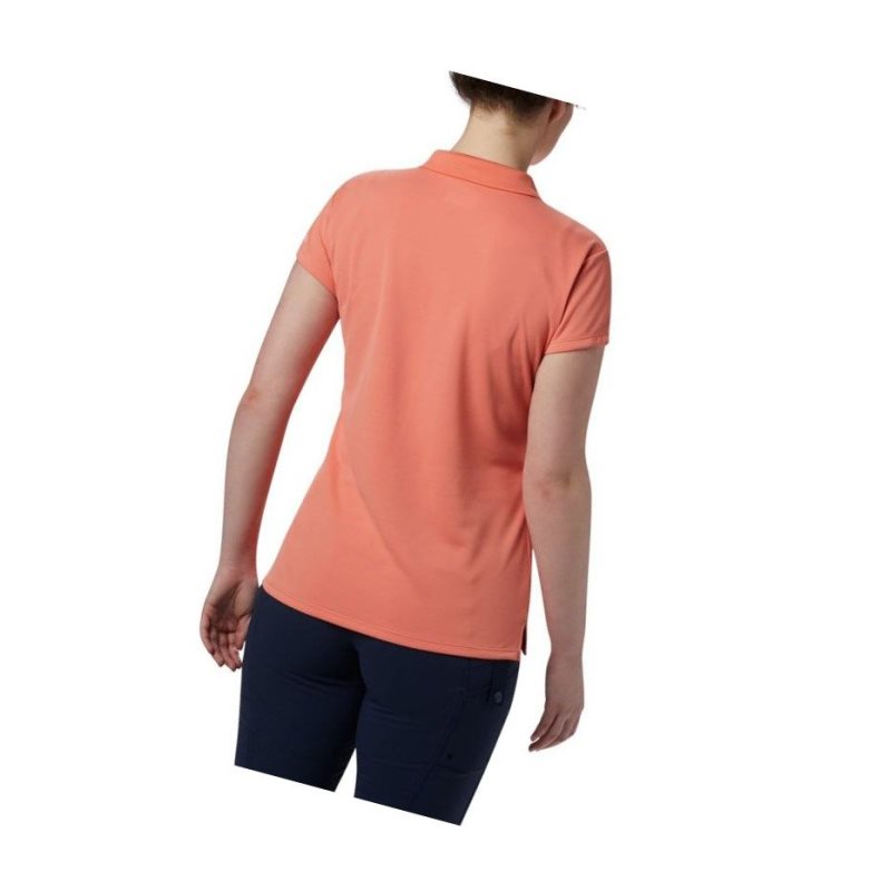 Columbia PFG Innisfree Short Sleeve Polo Gömlek Kadın Turuncu | 39157-QUZV