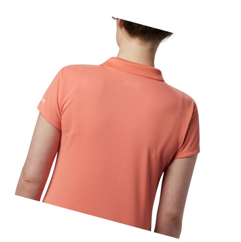 Columbia PFG Innisfree Short Sleeve Polo Gömlek Kadın Turuncu | 39157-QUZV