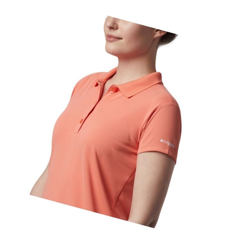 Columbia PFG Innisfree Short Sleeve Polo Gömlek Kadın Turuncu | 39157-QUZV