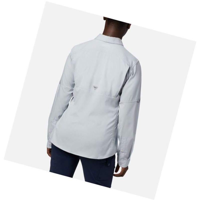 Columbia PFG Lo Drag Long Sleeve Gömlek Kadın Gri | 72931-CTZO