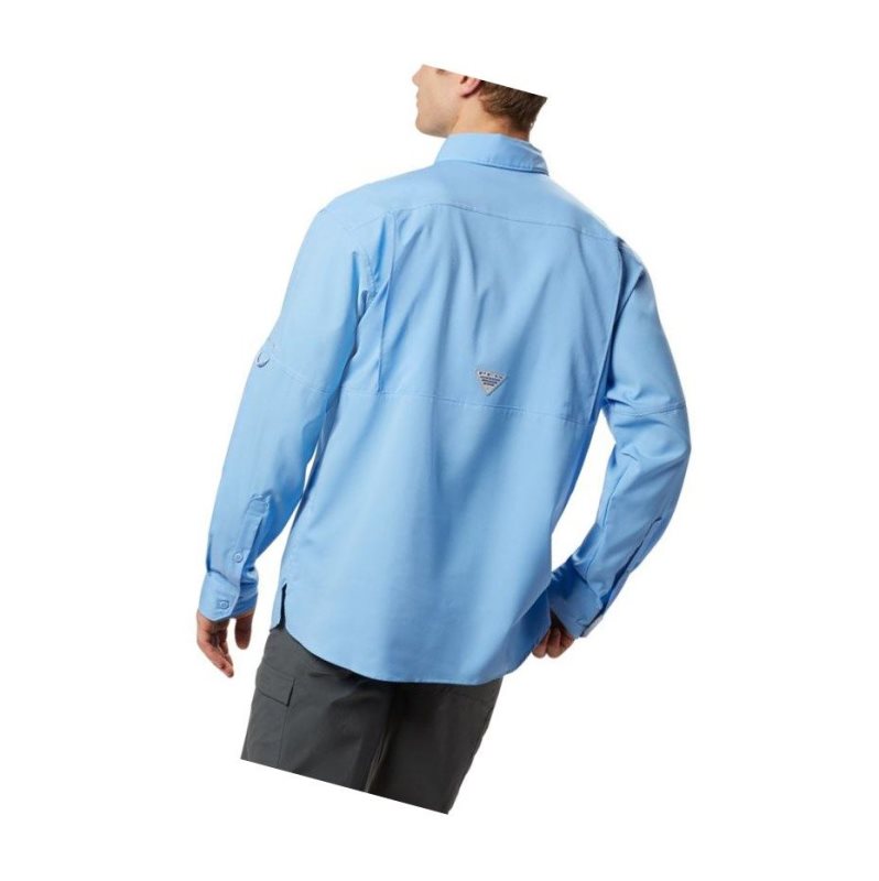 Columbia PFG Low Drag Offshore Long Sleeve Gömlek Erkek Beyaz | 40167-HXPT