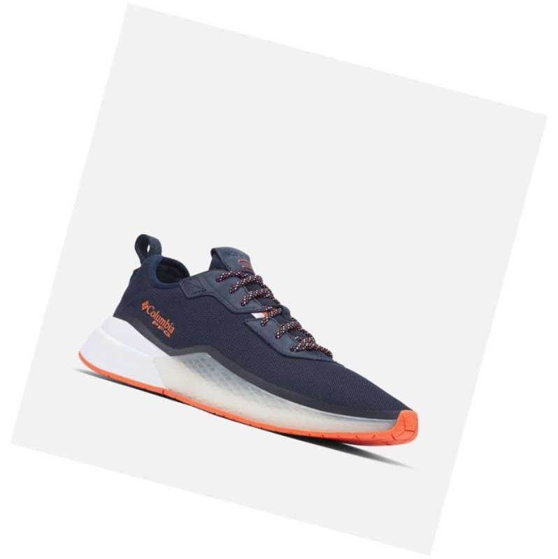 Columbia PFG Low Drag Spor Ayakkabı Erkek Lacivert Kahverengi Turuncu | 89563-UBRK
