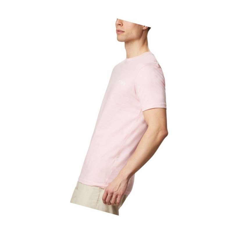 Columbia PFG Mann Tişört Erkek Pembe | 71509-HQNO