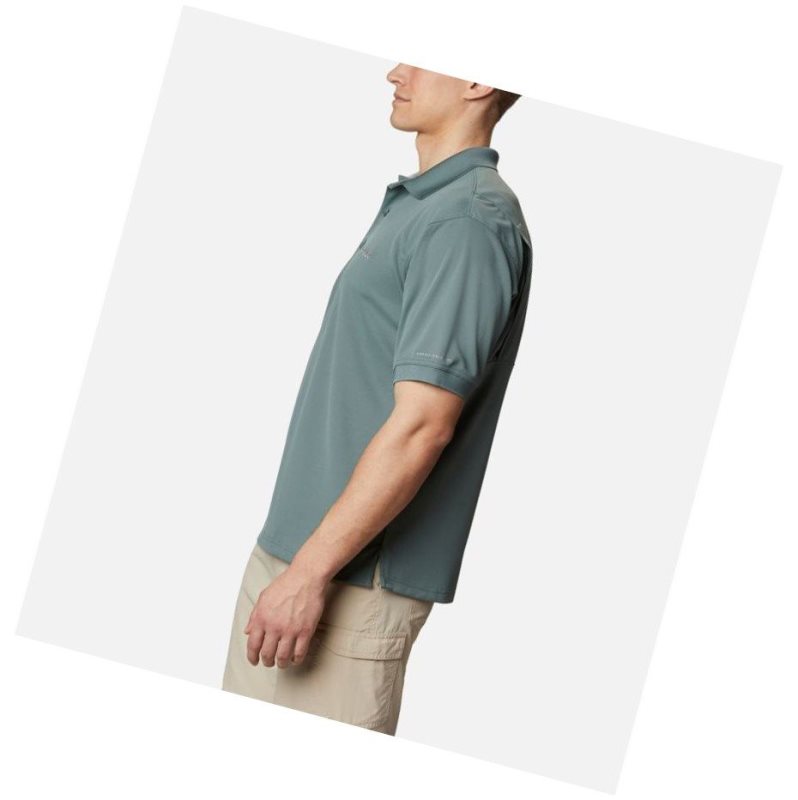 Columbia PFG Perfect Cast Big Polo Gömlek Erkek Yeşil | 73054-EFNC
