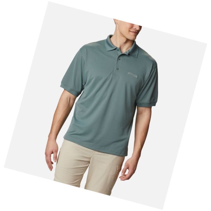 Columbia PFG Perfect Cast Big Polo Gömlek Erkek Yeşil | 73054-EFNC