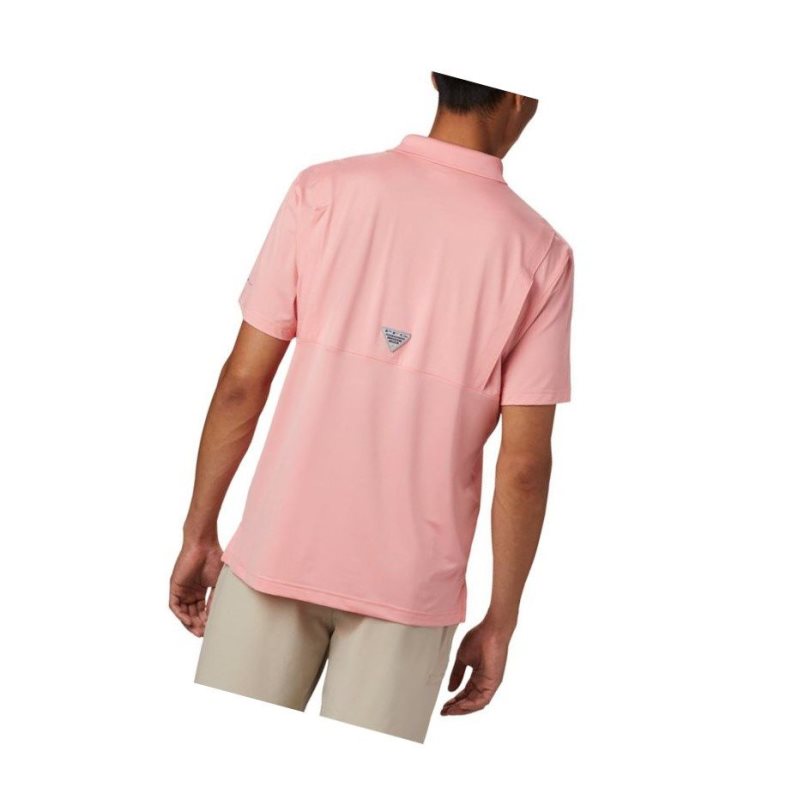 Columbia PFG Skiff Cast Polo Gömlek Erkek Pembe | 48795-KGYO