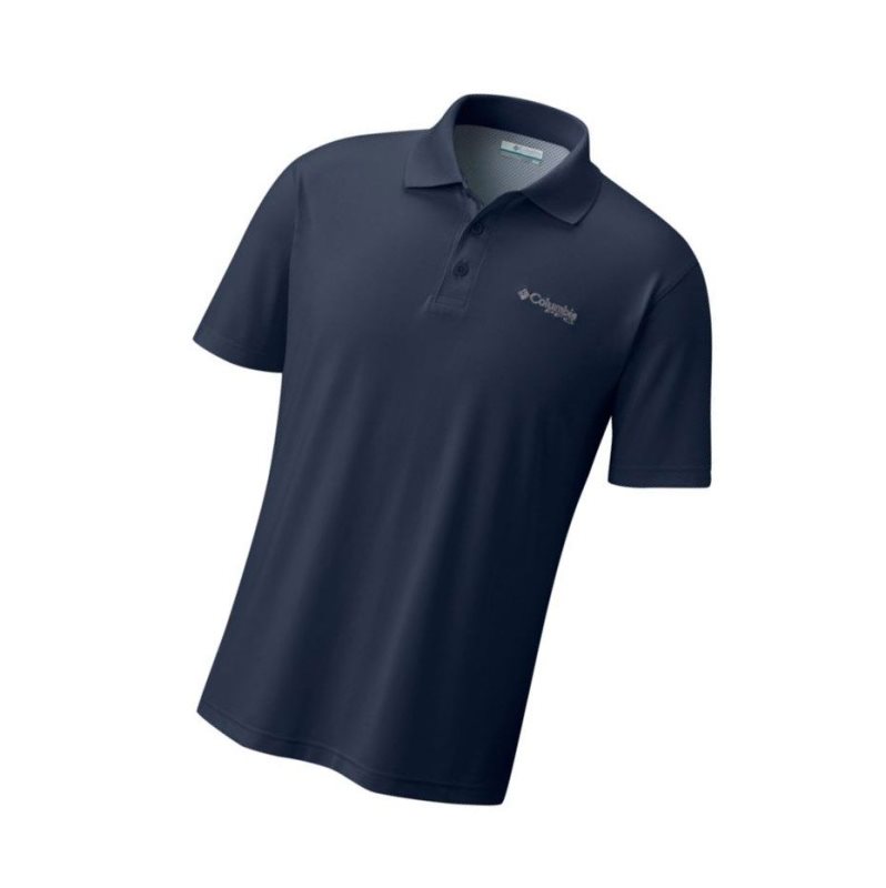 Columbia PFG Skiff Cast Polo Gömlek Erkek Lacivert | 01524-ORTC