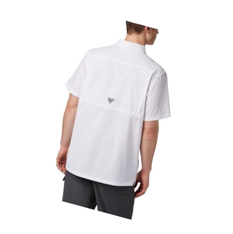 Columbia PFG Slack Tide Camp Big Gömlek Erkek Beyaz | 45618-PBUA