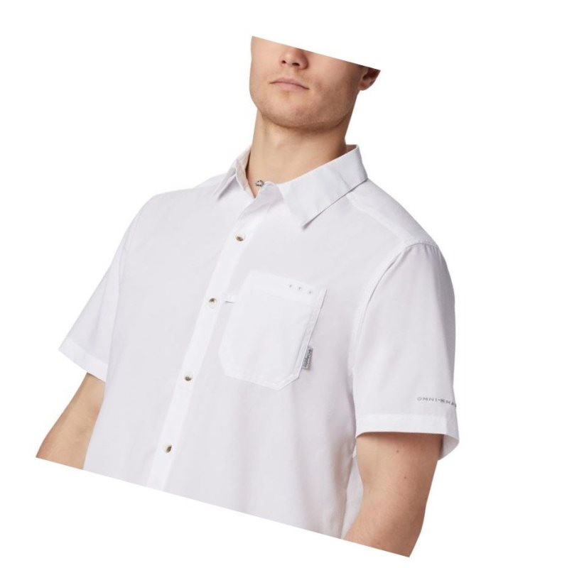 Columbia PFG Slack Tide Camp Big Gömlek Erkek Beyaz | 45618-PBUA