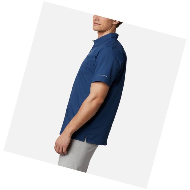 Columbia PFG Slack Tide Camp Gömlek Erkek Koyu Gri | 56081-RMPV